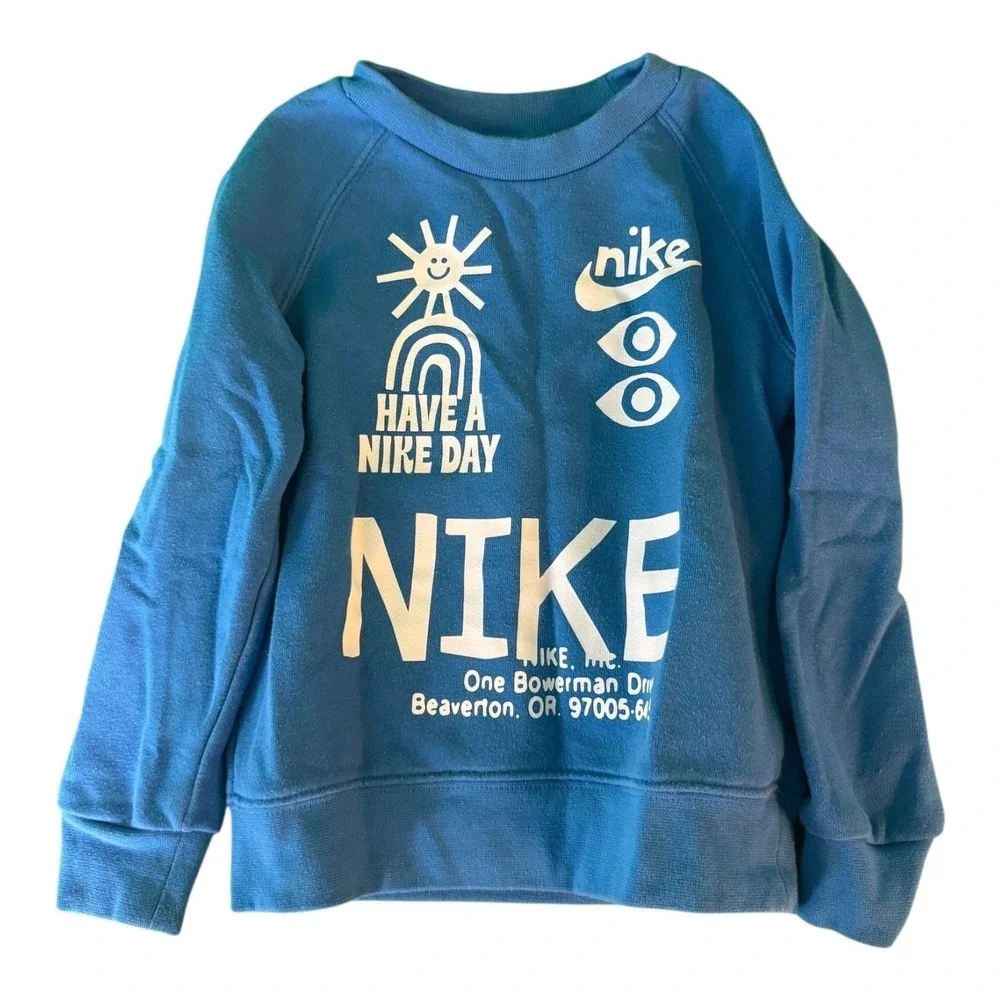 Nike Sweatshirt Boys Large Sportswear Have A Nike Day Size 2T